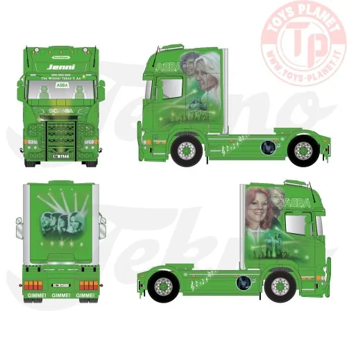 Scania R-Streamline Topline 4x2 Jenni Abba Truck 1:50 TEKNO 87886 TEKNO