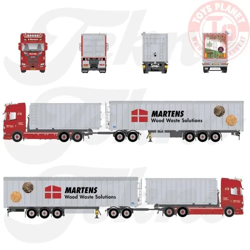 Scania NGS 420 LZV Containerwagen+Walking Floor Martens B.V. TEKNO 89488 TEKNO