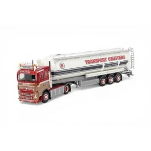 Volvo FH05 Low Roof with 3-Axle Silo Trailer Ronny Ceusters 1:50 TEKNO 88130 TEKNO
