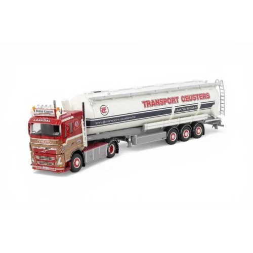 Volvo FH05 Low Roof with 3-Axle Silo Trailer Ronny Ceusters 1:50 TEKNO 88130 TEKNO