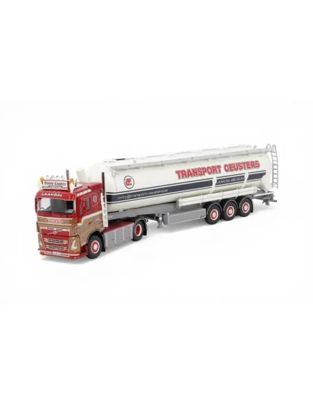 Volvo FH05 Low Roof with 3-Axle Silo Trailer Ronny Ceusters 1:50 TEKNO 88130 TEKNO