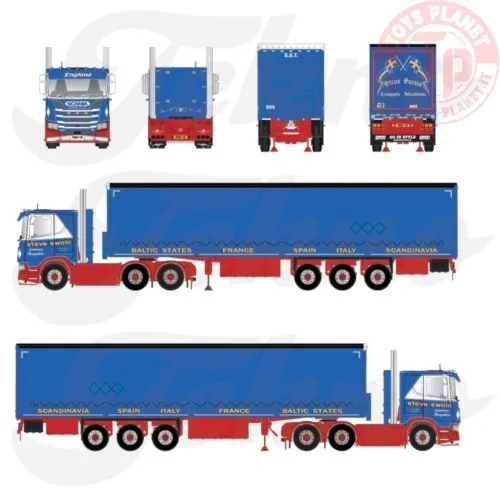 Scania NG-660R 6x2 centinato Steve Swain TEKNO 87544 TEKNO