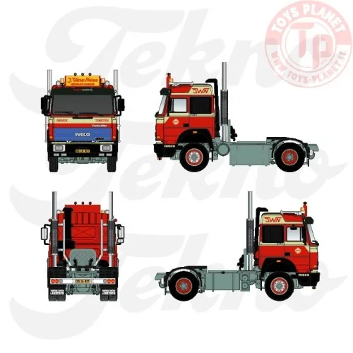Iveco Turbostar 4x2 190-48 J. Werner Nielsen 1:50 TEKNO 86820 TEKNO