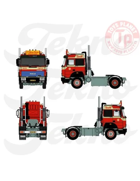 Iveco Turbostar 4x2 190-48 J. Werner Nielsen 1:50 TEKNO 86820 TEKNO