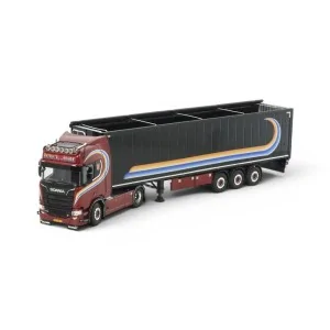 1/50 Patrick van der Mark Scania NGR Highline 4x2 with 3-axle Cargofloor trailer TEKNO 89222 TEKNO