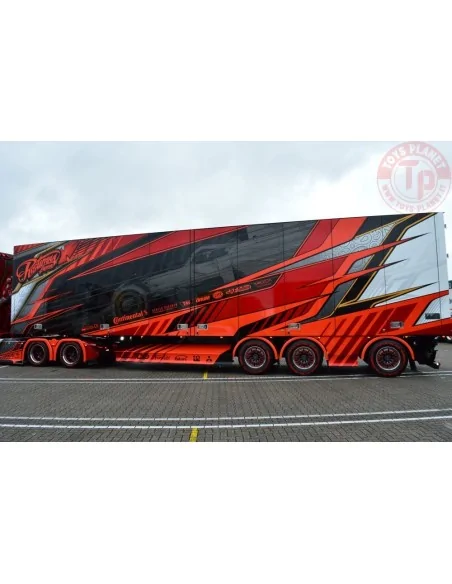 Scania NGS Highline 6x4 met 3-assige koeltrailer Ristimaa - Iceman TEKNO 85092 TEKNO