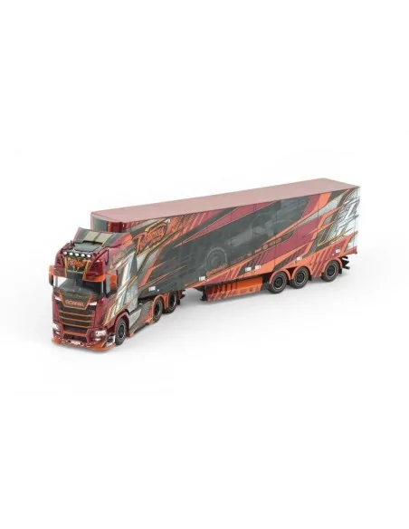 Scania NGS Highline 6x4 met 3-assige koeltrailer Ristimaa - Iceman TEKNO 85092 TEKNO