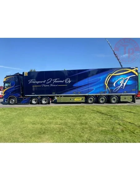 Scania Next Gen S520 Highline with 3-axle Ekeri refrigerated trailer Tuomi TEKNO 85933 TEKNO