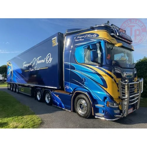 Scania Next Gen S520 Highline with 3-axle Ekeri refrigerated trailer Tuomi TEKNO 85933 TEKNO