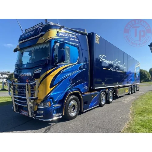 Scania Next Gen S520 Highline with 3-axle Ekeri refrigerated trailer Tuomi TEKNO 85933 TEKNO