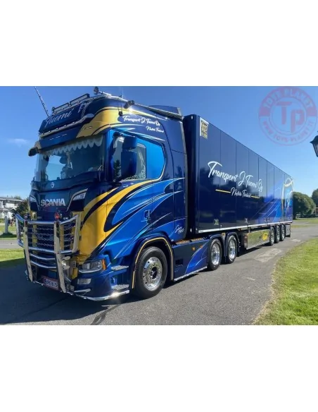 Scania Next Gen S520 Highline with 3-axle Ekeri refrigerated trailer Tuomi TEKNO 85933 TEKNO