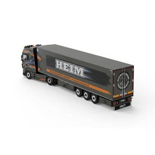 DAF XG+ with 3-axle refrigerated trailer Patrick Heim Transporte TEKNO 87763 TEKNO