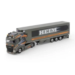 DAF XG+ with 3-axle refrigerated trailer Patrick Heim Transporte TEKNO 87763 TEKNO