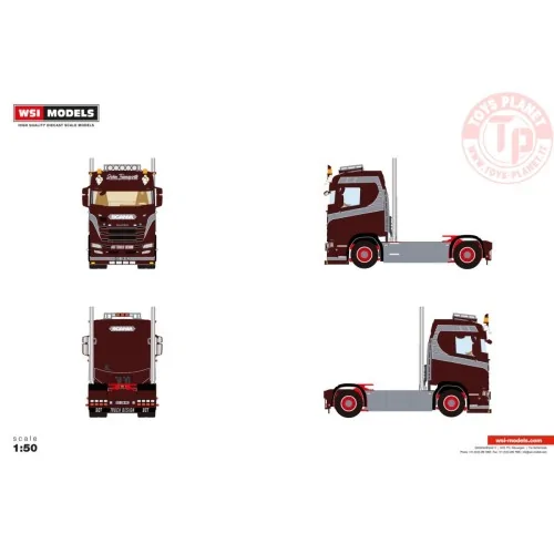 1/50 SCANIA S NORMAL CS20N 4X2 John Transports WSI 01-4962 WSI MODELS