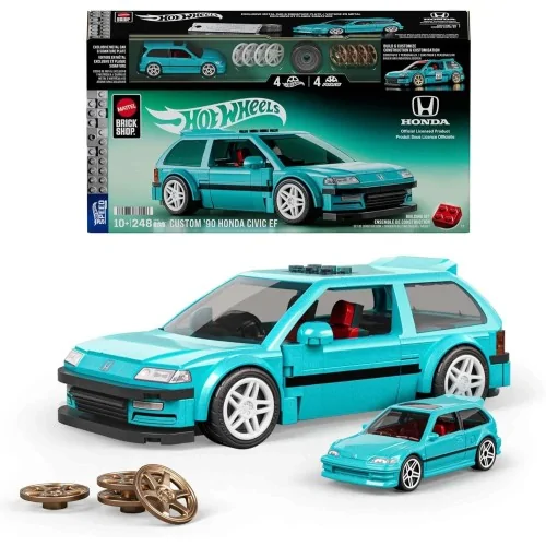 1/16 HONDA CIVIC EF CUSTOM '90 MATTEL JHF62 MATTEL COSTRUZIONI
