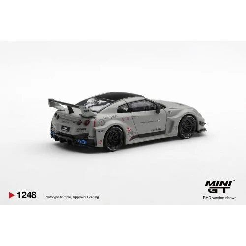 1/64 NISSAN GTR R35 LB-SUPER SILHOUETTE GT-RR VER1 MATT GREY 2026 MGT01248-L MINI GT