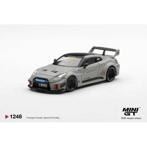 1/64 NISSAN GTR R35 LB-SUPER SILHOUETTE GT-RR VER1 MATT GREY 2026 MGT01248-L MINI GT