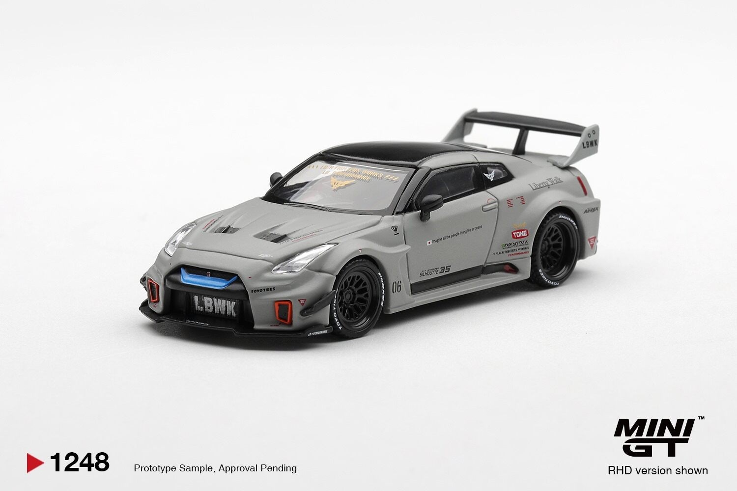 MGT01248-L 1/64 NISSAN GTR R35 LB-SUPER SILHOUETTE GT-RR VER1 MATT