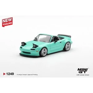 1/64 MAZDA MX5 (NA) PANDEM BODY KIT MINT GREEN 2026 MGT01249-L MINI GT