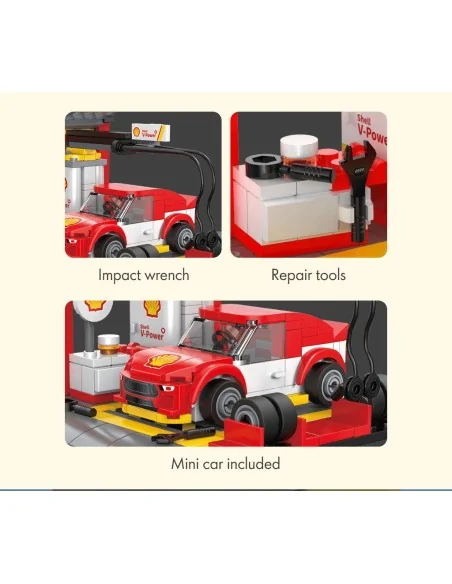 Shell Racing Team Pit Stop Service CADA C66035W CADA Shell Racing Team Pit Stop Service CADA C66035W CADA