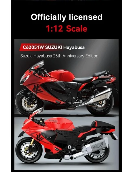 1/12 Suzuki Hayabusa CADA C62051W CADA 1/12 Suzuki Hayabusa CADA C62051W CADA