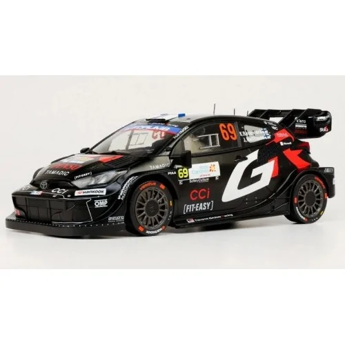 1/18 TOYOTA GR YARIS N.69 RALLY1 ISLAS CANARIS 2025 ROVANPERA-HALTTUNEN IXO 18RMC249A IXO MODELS