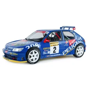 1/18 PEUGEOT 306 MAXI N.2 RALLY DE AVILÈS 1997 ASCONA-BILLMAIER S1808309 SOLIDO