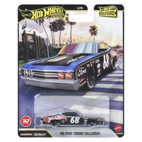 1/64 '69 Ford Torino Talladega HOT WHEELS JHW28 HOT WHEELS