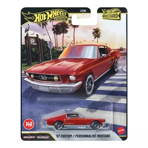 1/64 '67 Custom Mustang HOT WHEELS JHW40 HOT WHEELS