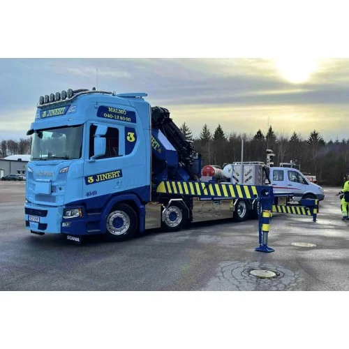 1/50 Jinert SCANIA R HIGHLINE CR20H RIGED FLATBED TRUCK 8X2 TAG AXLE WITH PALFINGER PK 78002 SH + JIB WSI 01-5400 WSI MODELS