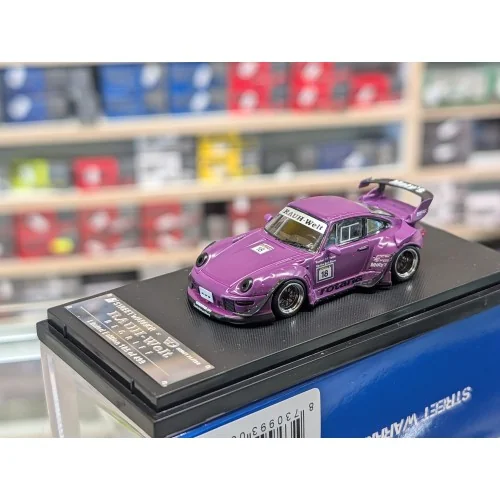 1/64 Porsche RWB 993 new matte purple STW018 STREET WARRIOR
