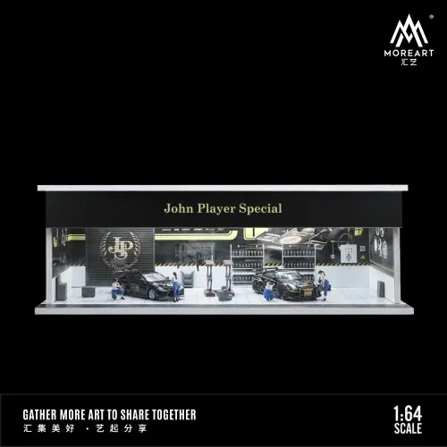 1/64 parking garage JOHN PLAYER SPECIAL MO914109 MOREART DIORAMI