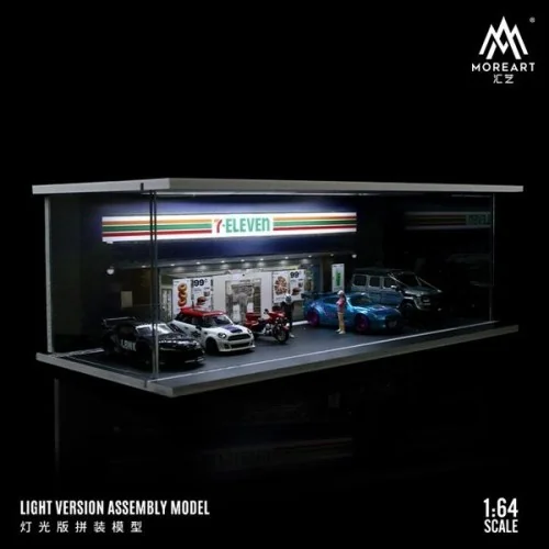 1/64 parking garage vetrina MO914202 MOREART DIORAMI