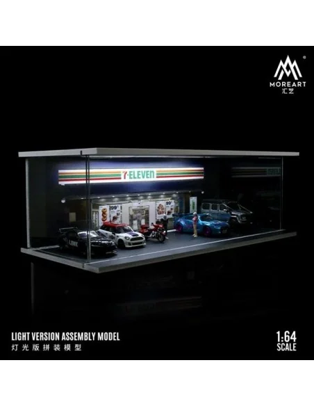 1/64 parking garage vetrina MO914202 MOREART DIORAMI 1/64 parking garage vetrina MO914202 MOREART DIORAMI