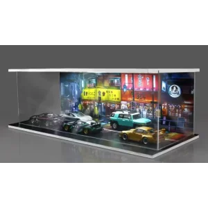 1/64 parking garage city vetrina MO914245 MOREART DIORAMI