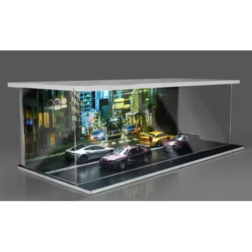 1/64 parking garage city vetrina MO914247 MOREART DIORAMI