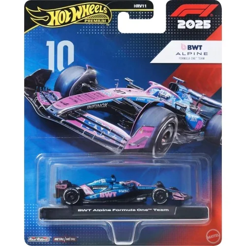 1/64 F1 2025 BMW ALPINE N10 PIERRE GASLY HOT WHEELS JKD82 HOT WHEELS