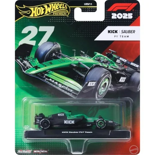 1/64 F1 2025 KICK SAUBER N27 Nico Hulkenberg HOT WHEELS JKD84 HOT WHEELS