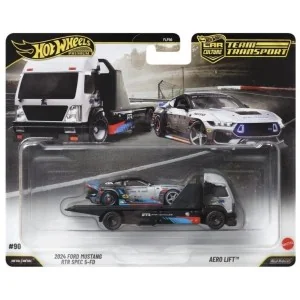 1/64 Team Transport Ford Mustang RTR + Aero Lift HOT WHEELS JHX92 HOT WHEELS