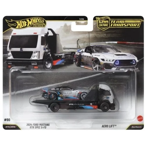 1/64 Team Transport Ford Mustang RTR + Aero Lift HOT WHEELS JHX92 HOT WHEELS