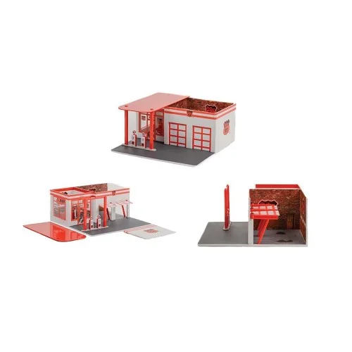 1/64 STAZIONE DI SERVIZIO VINTAGE PHILLIPS 66 GREENLIGHT 57092 GREENLIGHT