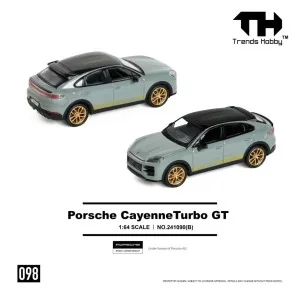 1/64 Porsche Cayenne Turbo GT Grigio TH241090B TRENDS HOBBY