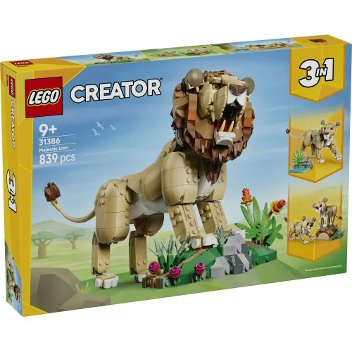 Animali selvatici: Leone Maestoso LEGO CREATOR 31386 LEGO