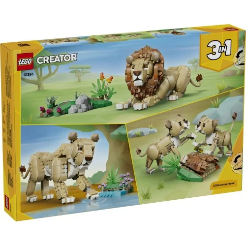 Animali selvatici: Leone Maestoso LEGO CREATOR 31386 LEGO