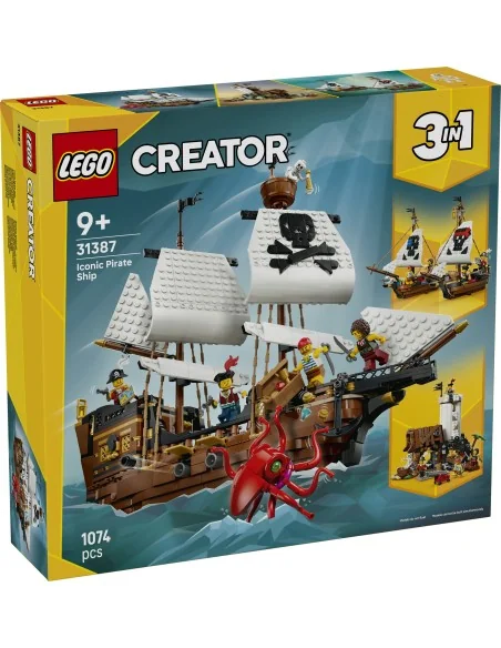 Iconica nave da pirata LEGO CREATOR 31387 LEGO