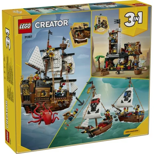 Iconica nave da pirata LEGO CREATOR 31387 LEGO