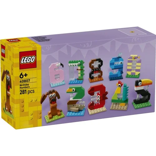 Numeri del compleanno LEGO 40807 LEGO