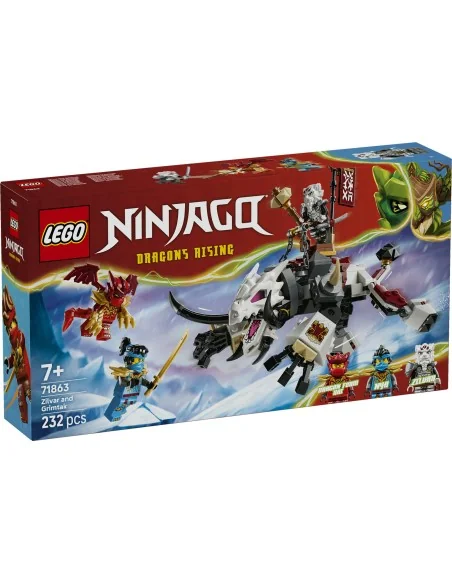 Zilvar e Grimtak la Bestia Drago LEGO NINJAGO 71863 LEGO
