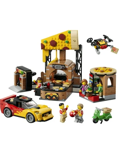 Centro di consegna pizze con veicoli LEGO CITY 60496 LEGO
