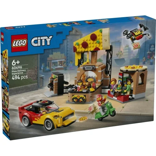 Centro di consegna pizze con veicoli LEGO CITY 60496 LEGO